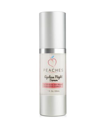Ageless Face Serum (1 oz) - Retinol Serum For Face - Age-Defying Serum for Face - Vegan Facial Serum with Vitamin A - Brightening Serum for Discoloration Age Spots and Blemishes