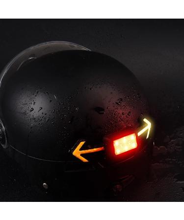Bicycle helmet lights with wireless remote control-Wasaga rear light for bicycle with flashing lights for cycling and 6 stroboscope warning lights for safety back black - Buy Online on GoSupps.com