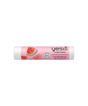 Yes To Watermelon Hydrating Lip Balm - 3-Pack | Non-Sticky Moisture Lock Natural & Cruelty-Free | Restores Dry Cracked Lips | 0.15 Oz Each - Buy Online on GoSupps.com