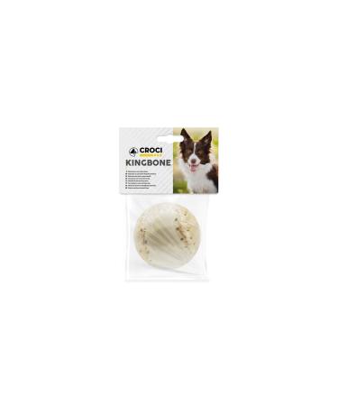 Croci King Bone-bones for dogs snack baseball ball chewing items for dogs made of natural cowhide tooth sticks for gear cleaning 7.5 cm-140 g