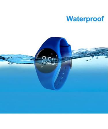 15 Alarm Vibrating Reminder Watch - Waterproof Medical Vibration Reminder (Black) - Round & Water Resistant - Buy Online on GoSupps.com