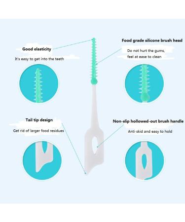 Soft Gel Interdental Brush - 300 Count | Effective Teeth Cleaning Tool - Buy Online on GoSupps.com