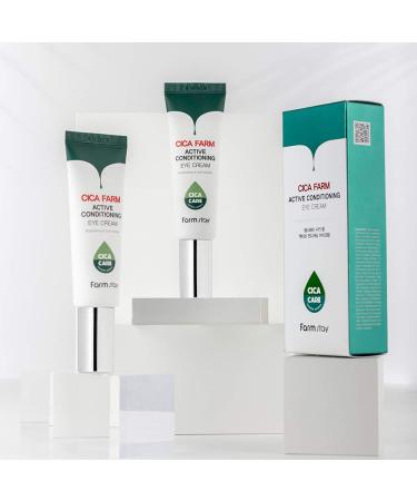 Farmstay Cica Farm Active Conditioning Eye Cream - Nourishing Anti-Aging Treatment for Bright Eyes | Fast International Shipping - Buy Online on GoSupps.com