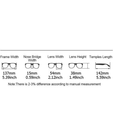 Rapping Glasses - Multifocal Anti-Blue Light Reading Glasses for Men & Women | Metal Frame +1.0 to +2.5 Diopters - Buy Online on GoSupps.com