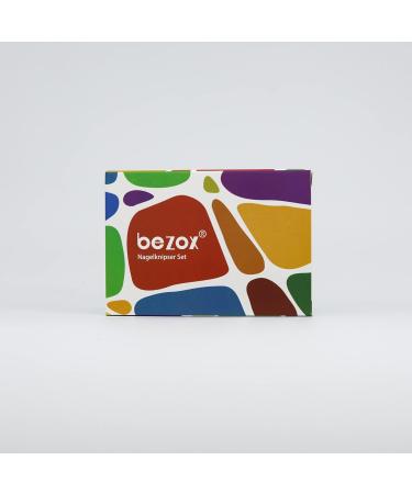 BEZOX Nail Clippers Set Heavy Duty Stainless Steel Toenail Clippers for Thick Nails - Curved and Straight Blade Cutters for Precise Nail Shaping and Cuticle Trimming - Buy Online on GoSupps.com