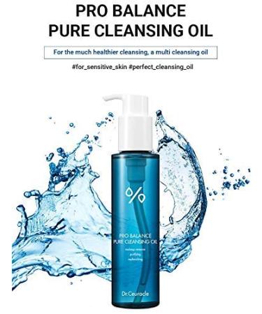 Dr.Ceuracle Pro Balance Pure Cleansing Oil - Sunflower Seed Oil 44% | Gentle Face & Eye Makeup Remover for Blackheads | Daily Deep Cleanser for All Skin Types | Skin Balancing Formula by leegeehaam - Buy Online on GoSupps.com