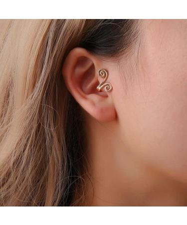 Zunis Acupressure Slimming Earrings Acupressure Earrings for Women Men Non Piercing Acupressure Earrings for Natural Weight Loss Lymph Drainage Earrings (Right Ear (Gold+Silver)) - Buy Online on GoSupps.com