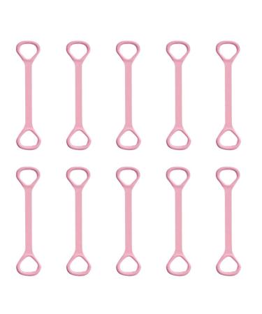 Tvnakdfq Pink 8-Figure Tensioner Open Back Training Tool for Shoulder and Back Slimming Yoga Fitness Tension Belt