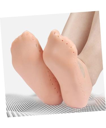minkissy 6 Pairs Foot Softening Socks moisturizing Sleeves Floor Socks Silicone Socks Foot Care Heel Sleeve for Plantar Elastic Boat Socks Beach Socks SEBS Socks Protection Jacket - Buy Online on GoSupps.com