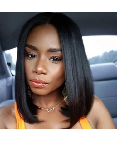 Saupa Real Hair Wig for Women - Premium Lace Front Cosplay Wig Long Brazilian Human Hair Smooth Black Wigs - Buy Online on GoSupps.com