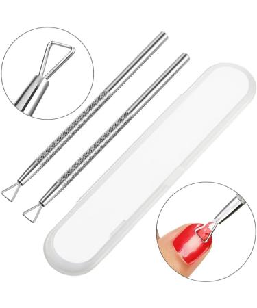 Cuticle Pusher Nail Armor Stainless Steel Triangle Cuticle Peeler Scraper Remove Gel Nail Polish Nail Art Manicure Remover Tool Nail armor - Buy Online on GoSupps.com