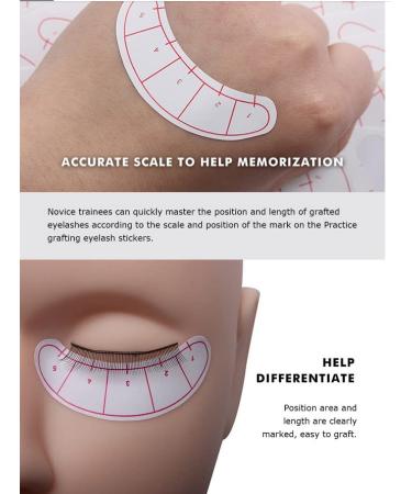 Training Eyelashes - 140pcs Self Adhesive Practice Strips for Beginners | Eyelash Extensions Training - Buy Online on GoSupps.com