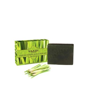 Buy Vaadi Herbals Lemongrass Scrub Soap - 6x75g | Natural Exfoliating Soap for Smooth Skin | International Shipping Available - Buy Online on GoSupps.com