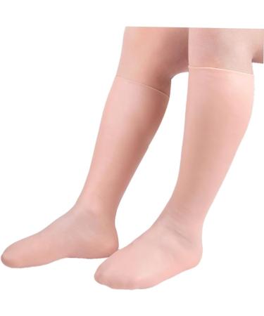 Healeved 1pair Exfoliating Moisturizing Socks Rough Calluses Socks Knee High Heel Boots Heels for Moisturizing Feet Socks Foot Care Socks Cracked Heels Moisturizing Socks Sebs - Buy Online on GoSupps.com