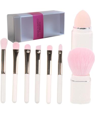 FRCOLOR 5 Sets Makeup Brush Set Women Travel Outfit Make up Brush Foundation Concealers Mini Tools Beauty Tools Face Sponges Women Makeup Supplies Square White Plastic Bronzing Powder - Buy Online on GoSupps.com