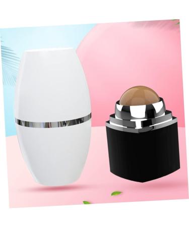 FRCOLOR Facial Cleanser Facial Skin The Face Skin Care Tools for Face Oil- Absorbing Face Roller Skin Care Roller Portable Face Cleaner Nursing Beauty Instrument Volcanic Mud Oil Control 5X2.9X2.9CM Black - Buy Online on GoSupps.com