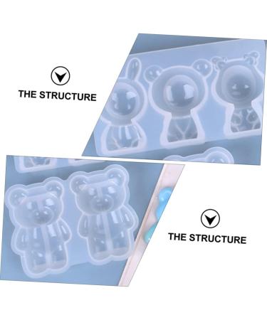 Zerodeko 2pcs Doll Silicone Mold Silicone Molds Easter Cake Baking Mold 3D DIY Baking Mold Animal Accessories - Buy Online on GoSupps.com
