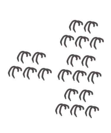 ULTECHNOVO 20 Pairs Auricle Corrector Items for Newborns Ear Corrector Products Ear Tape Ear Auricle Corrector Tool Silicone Corrector for Ear Ear Correction Tool Blackx4pcs 1 Count (Pack of 1)