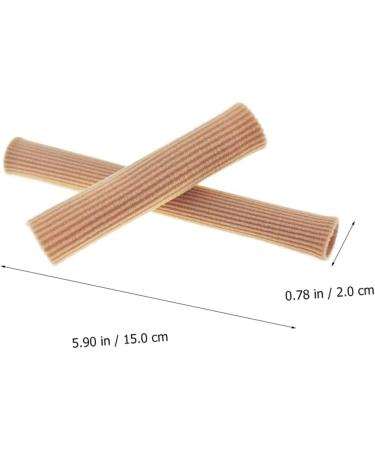 Healifty Gel Finger Toe Cover Buffer Tube - 2pcs Flesh Color - Buy Online on GoSupps.com