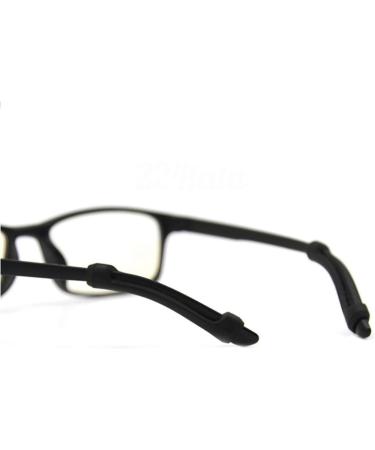 Ficher Temple Hook Tip Glasses - Anti Slip Eyeglass Ear Grip - Black - 12 Pairs (24 Pcs) - International Shipping - Buy Online on GoSupps.com