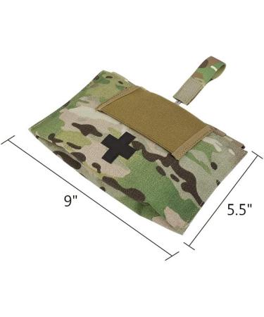 KRYDEX Tactical Blow Out Kit Bag - MultiCam IFAK Pouch with MOLLE and Belt Loop - Buy Online on GoSupps.com