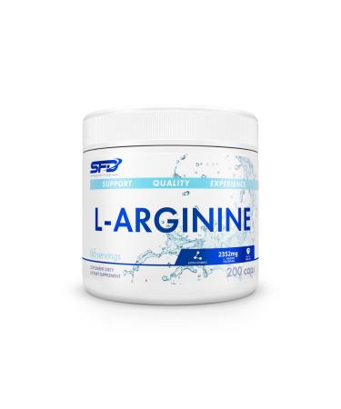 SFD L -Arginine Rebrend Dietary supplement with amino acid L -arginine - muscle oxenization - supports the blood pressure values - more efficient training - 200 capsules 200 pieces (1 Pack)