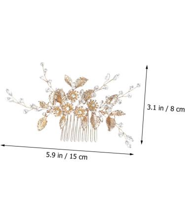 minkissy Comb Bridal Headband Wedding Hair Accessories for Brides Bride Headband Bride Hair Accessories Wedding Bridal Headpieces for Wedding Bride Headpiece Zinc Alloy Girl Bridesmaid Wig - Buy Online on GoSupps.com