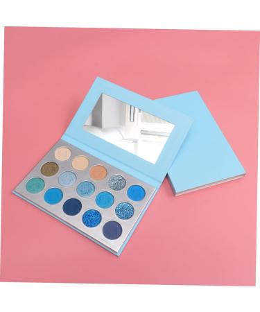 Angoily 15 Eyeshadow Palette Makeup Palette Woman Eyeshadow Compact Eye Shadow Miss Make up Kit Glitter 1 count (Pack of 1) Blue - Buy Online on GoSupps.com