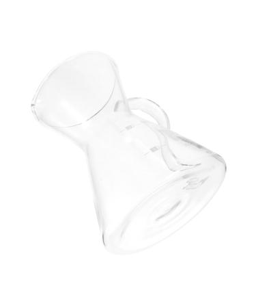 Zerodeko Glass Pitcher Glass Coffee Pour Over Coffee Maker Decanter High Tensile Silica Glass Large Office Glass Coffee Pot Glass Water Pitcher