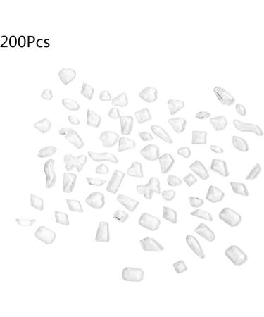 200Pack 3D Crystal Nails Jewelry DIY Manicure Decals Crystal Gems Nail Art Nail Tips Rhinestones Decorations Accessory Nail Art Resin Studs Decorative Resin Stones for Nails Nail Art Resin Crystals See Through Black - Buy Online on GoSupps.com