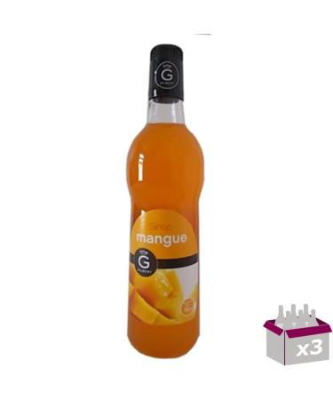 Set of 3 Gilbert Syrups Mango 3x70cL