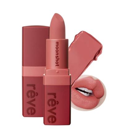 Moonshot  Reve De Paris Stick Extreme Pro Highly Pigmented Velvet to Matte Lipstick  Long Lasting Lip Makeup with Rich Colors  Elegant Mood (601 Seine)