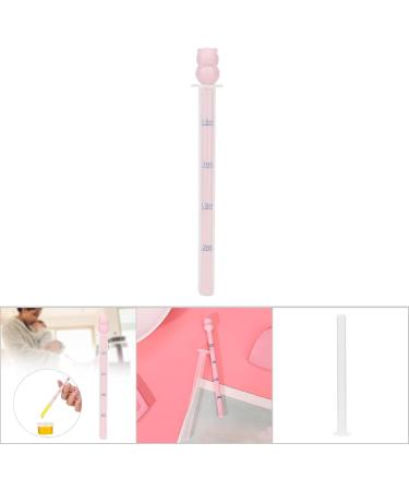 Pssopp Infant Baby Medicine Dispenser - Liquid Syringe Oral Dropper with Latex-Free Hat (Pink) - Buy Online on GoSupps.com