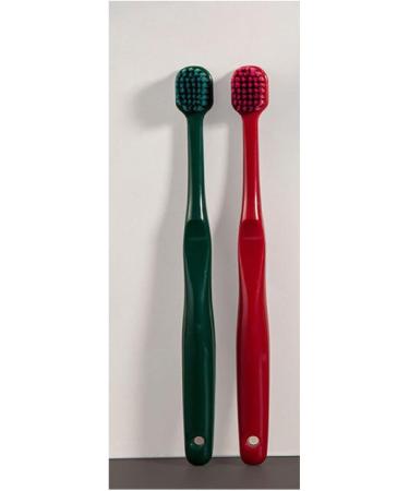 SUICRA Eco-Friendly Portable Toothbrush - Soft Bristle Red Toothbrush for Oral Hygiene - Ideal for Dropshipping - Buy Online on GoSupps.com