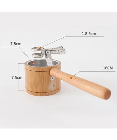 Milist Moxa Stick Burner Holder Set - Portable Healing Box for Acupuncture & Moxibustion - Ideal for Neck Shoulder Waist & Legs - Light Brown - Buy Online on GoSupps.com