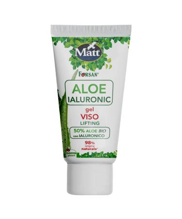 Matt Matt - Forsan Herbal Tradition - Aloe Hyaluronic Face Gel - Hydrating Lifting Effect Treatment with Organic Aloe Vera and Naturally Derived Hyaluronic Acid - 50 ml