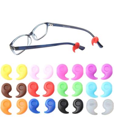 12 Pairs Anti-Slip Holding Tape for Glasses | Silicone Slide-Resistant Sleeves & Leg Covers - Buy Online on GoSupps.com
