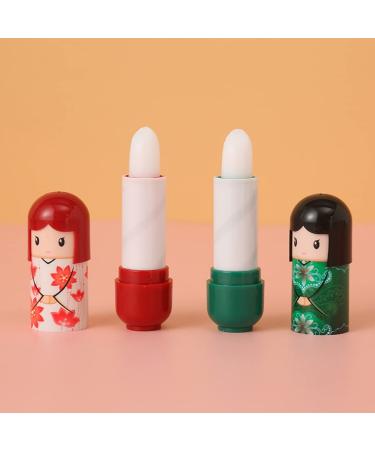 Shop Doll Shaped Lip Balm - 24 Moisturizing Lip Care Treatments for Dead Skin Repair - Buy Online on GoSupps.com