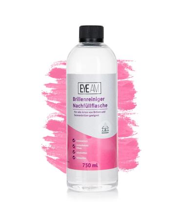 Glasses cleaner refill bottle/cleaning for glasses and sunglasses-glasses cleaning has an antistatic effect with anti-tin effect-model: (refill bottle 600ml) - Buy Online on GoSupps.com