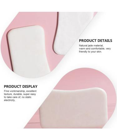 Beaupretty Gua Sha Scraping Board - Xiuyan Jade Massage Tool for Body & Neck - 1pc Square Scraper for Effective Relief - Buy Online on GoSupps.com