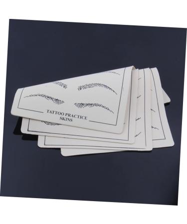  Beatifufu Realistic Eyebrow Training Skin 6 Pieces Double Sided For Microblading Training Artistic Development - Buy Online on GoSupps.com