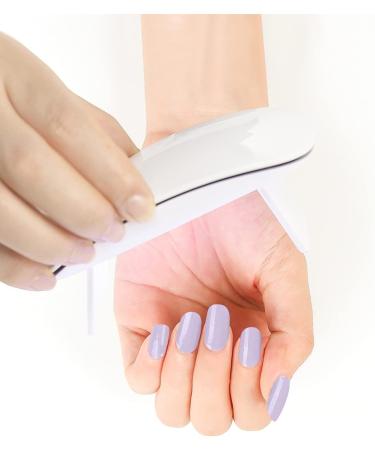 Cured Gel Nail Strips - Long Lasting Waterproof Nail Wraps with Accessories (UV/LED Lamp Required) - Buy Online on GoSupps.com
