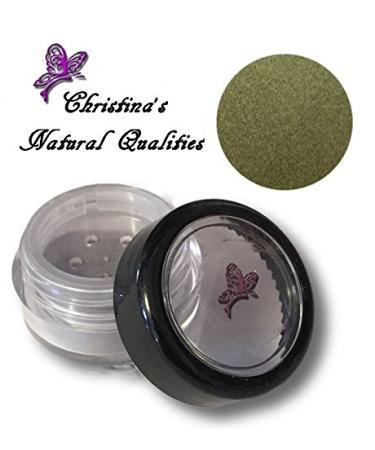 All Natural Mineral Eye Color Pearl (Eyeshadow) - Ancient Ivy Green (Deep Olive)