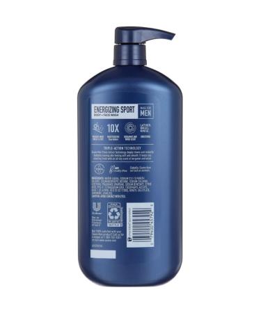 Suave Men Face & Body Wash - Energizing Sport for All Skin Types - 30 oz | Shop Internationally - Buy Online on GoSupps.com