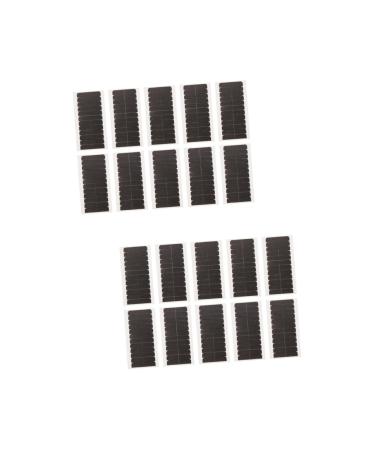 minkissy 20 Sheets Hair Extension Double Sided Tape Adhesive Hair Extension Tapes Doublesided Tape Human Hair Extension Strips Extension Tapes for Replacement Remover Non-woven Fabric Wig