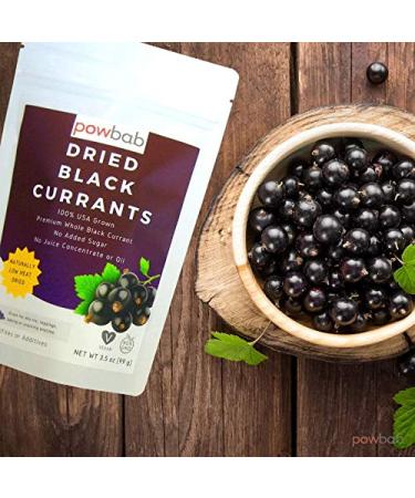 USA Grown Unsweetened Dried Black Currants - Perfect for Baking - 3.5 oz - Buy Online on GoSupps.com