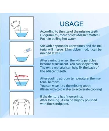  Anshka Tooth repair beads for everyone Temporary tooth repair kit thermal beads for filling fix the missing and broken tooth restore a confident smile 20ml - Buy Online on GoSupps.com