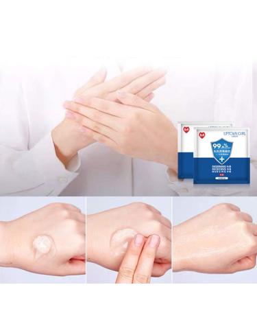Milisten Hand Washing Lotion - 50 Packs, No Rinse Hand Cleaner for Home, Office, and Outdoor Use - Buy Online on GoSupps.com