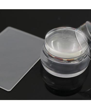 Bodhi2000 Nail Art Stamp Set Wiping-Resistant Silicone Nail Stamp for DIY Nail Decoration Transparent/Red Manicure Tool for Stunning Nail Designs - Buy Online on GoSupps.com