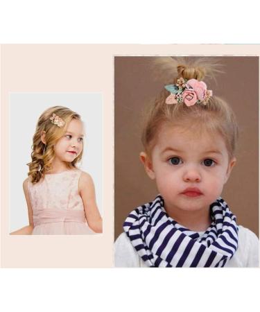 3 Pieces ArtificialFlower Hair Clips floral Barrettes Hair Bow Accessories for Women Girls Teen Gifts - Buy Online on GoSupps.com